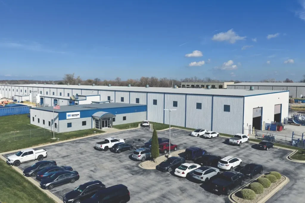 Aerial view of the Watson Custom Tanks facility in Springfield, MO